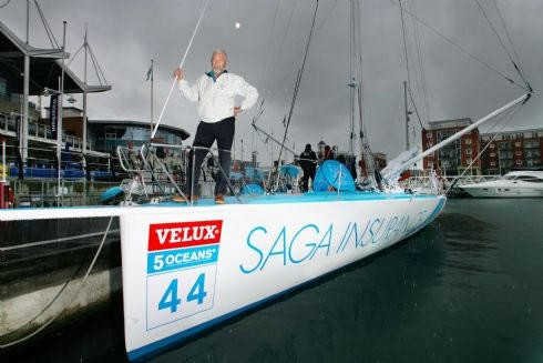 Sir Robin Knox-Johnston - doing it again © SW